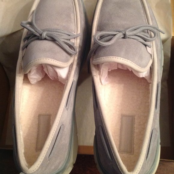 Cole Haan Men's Generation ZeroGrand Gray Suede Rec Slippers - 11.5M -New in Box - Picture 6 of 11